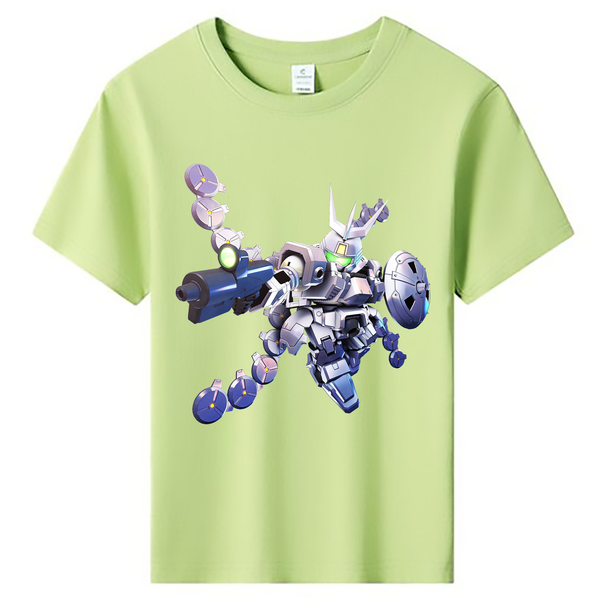 （画像用） 機動戦士ガンダム Mobile Suit Gundam 綿100％キッズTシャツ（フロントプリント）